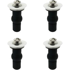 Toilet Lid Screws 4 Pack Toilet Seat Plastic Screws Universal Rubber Expansion Seat Cover Screws