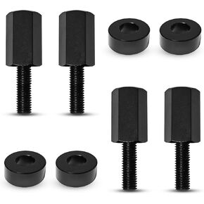 4 قطع من Can-Am Maverick X3 Seat Riser أسود 1.5 بوصة مجموعة أدوات رفع المقعد تباع في 4 قطع تناسب 2017-2023 Can Am Maverick X3 فواصل المقعد (أسود) رفع مقعد UTV in Kuwait