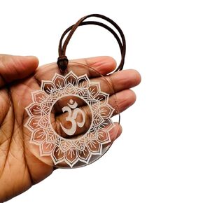 Om Car charm, Om Rearview Accessories, Hindu car charm, Window Decor, Car Accessories, Window Ornament, Rear view mirror charm