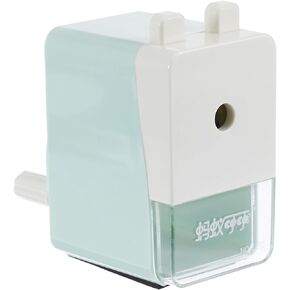 PATIKIL Pencil Sharpening Machine, Hand Crank Pencil Sharpener Manual Pencil Sharpeners Cutter for Classroom Home Office Drawing Style 3, Green
