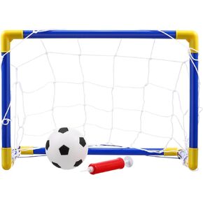 SAFIGLE 1 Set Soccer Training Equipment Mini Football Goal DIY Football Net Door Kids Indoor Sports Toys Soccer Goal Door Training Game Toy Soccer Goals for Backyard