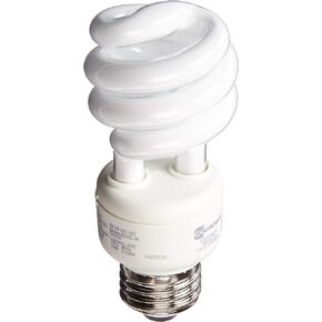 EcoSmart 60-Watt Equivalent Daylight (5000K) Spiral CFL Light Bulb (4-Pack)