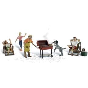 Woodland Gauge H0 - Figures at The Barbecue