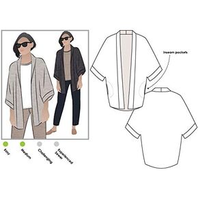 Style Arc Sewing Pattern - Besharl Jacket (Sizes 04-16)