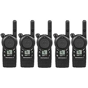 5 Pack of Motorola CLS1410 Two Way Radio Walkie Talkies (UHF)