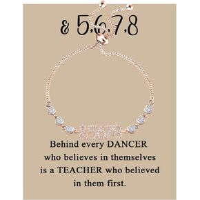 MAOFAED Dance Teacher Gift Behind Every Dancer Who Believes In Themselves Is A Teacher Who Believed In Them First