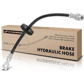 A-Premium Rear Driver or Passenger Outer Brake Hydraulic Hose Compatible with Select Ford Models - Transit-150/Transit-250/Transit-350 2015-2021, Transit-350 HD 2015-2020 - Replace# CK4Z2282A