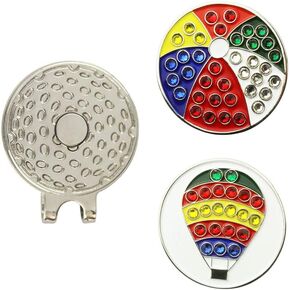 Crystal Golf Ball Marker Assorted Patterns Value Pack of 2/3/4 Golf Gifts for Women