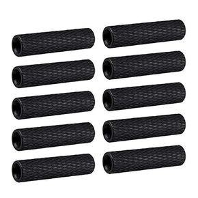 100pcs M2 OD=3.5mm Aluminum Standoffs Aluminum Rods Connecting Column Spacer for RC Drone Quadcopter (M2X23mm OD=4mm,Black,100)