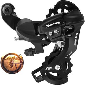 Rear Derailleur 6/7-Speed for Shimano Tourney RD-TY300 Mountain Bikes-Smooth Shifting Direct Mount Design