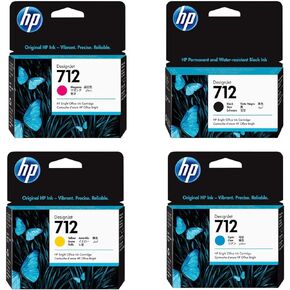 خرطوشة حبر أصلية HP 712 سعة 29 مل سماوي DesignJet لطابعات T650 وT630 وT230 وT210 وStudio Plotter
