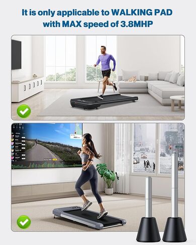 وسادات قدم جهاز المشي المائلة، 4 بوصات لزيادة الانحدار إلى 5-7% in Kuwait