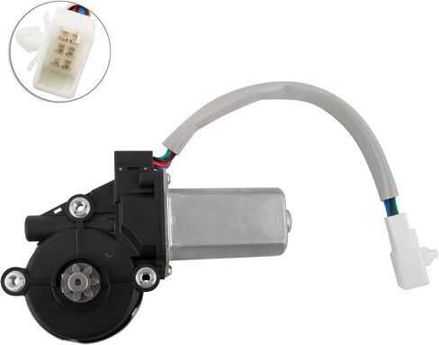محرك رفع نافذة الطاقة الجانبي الأمامي الأيسر من BOXI متوافق مع Toyota Sequoia 2001-2007 Sport Utility/لتويوتا Tundra 2004-2006 لاقط الكابينة الممتد/يستبدل OE 742-615 8572034030 8210027 in Saudi Arabia