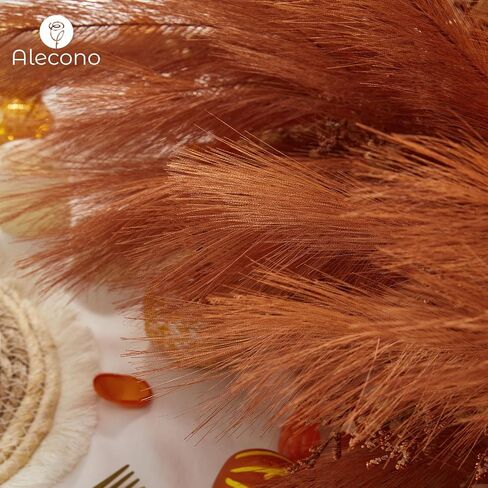 Alecono 𝟯𝟬𝙋𝙘𝙨 Pampas Grass 17in, Pink Pampas Grass Decor for Home Decoration, Faux Pampas Grass Wall Decor for Wedding Centerpieces Party Decorations(Blush, Cream, Pink) in Saudi Arabia