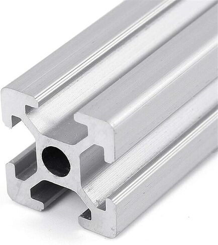6 قطعة 1000 مم فتحة T 2020 الألومنيوم النتوء الأوروبي القياسي بأكسيد السكك الحديدية الخطية الألومنيوم الشخصي النتوء لأجزاء الطابعة ثلاثية الأبعاد و CNC DIY فضي (39.4 بوصة) in Kuwait
