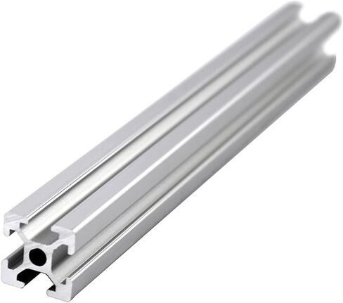 6 قطعة 1000 مم فتحة T 2020 الألومنيوم النتوء الأوروبي القياسي بأكسيد السكك الحديدية الخطية الألومنيوم الشخصي النتوء لأجزاء الطابعة ثلاثية الأبعاد و CNC DIY فضي (39.4 بوصة) in Kuwait