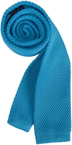 ربطة عنق دان سميث الصلبة الكلاسيكية المحبوكة من البوليستر بلمسة نهائية ضيقة ومتماسكة in Kuwait