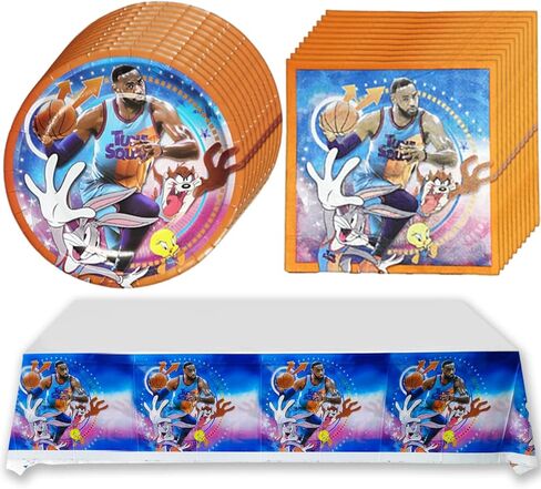 مستلزمات الحفلات لمربى الفضاء، 20 طبق، 20 منديل و1 مفرش طاولة، ديكور حفلات الفضاء in Kuwait