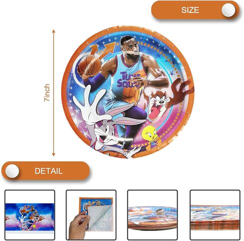 مستلزمات الحفلات لمربى الفضاء، 20 طبق، 20 منديل و1 مفرش طاولة، ديكور حفلات الفضاء in Kuwait