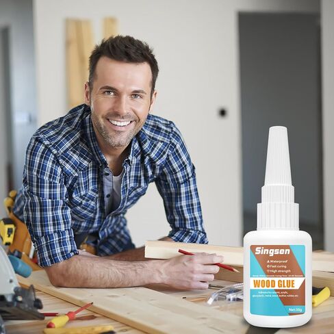 غراء الخشب، لاصق خشب 30 جرام، مضاد للاصفرار، لاصق قوي فوري لربط الخشب، البلوط، الجوز، الماهوجني، الأثاث الخشبي، المنتجات الخشبية، الحرف الخشبية، حافة الخشب in Kuwait