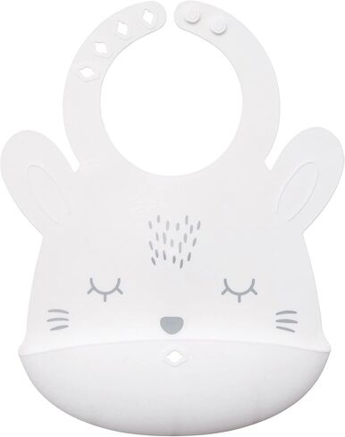 Tiny Twinkle Roll-Up Silicone Bib - Soft, Durable, Easy Clean Waterproof Silicone Bibs With Food Catcher in Kuwait