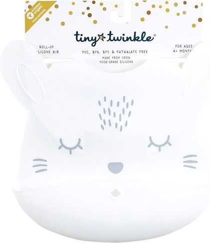 Tiny Twinkle Roll-Up Silicone Bib - Soft, Durable, Easy Clean Waterproof Silicone Bibs With Food Catcher in Kuwait