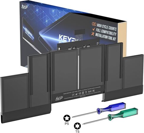 بطارية A1398، استبدال بطارية MacBook Pro Retina مقاس 15 بوصة لجهاز A1398 (أواخر 2013، منتصف 2014، أوائل/منتصف 2015)، موديلات بطارية الكمبيوتر المحمول المتوافقة A1494 A1618 8700 مللي أمبير. in Kuwait