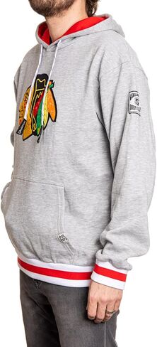 Calhoun NHL Surf & Skate Mens Muskoka Team Striped Premium Pullover Hoodie in Saudi Arabia