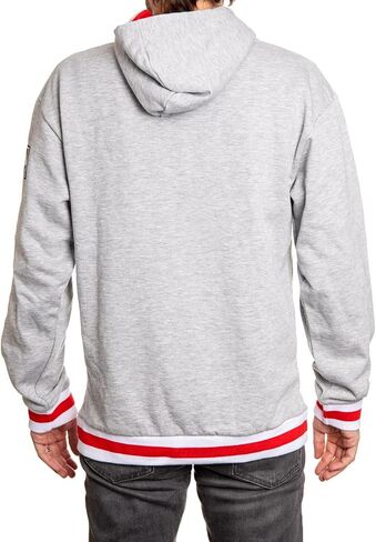 Calhoun NHL Surf & Skate Mens Muskoka Team Striped Premium Pullover Hoodie in Saudi Arabia
