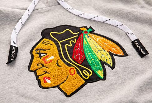Calhoun NHL Surf & Skate Mens Muskoka Team Striped Premium Pullover Hoodie in Saudi Arabia