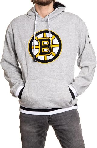 Calhoun NHL Surf & Skate Mens Muskoka Team Striped Premium Pullover Hoodie in Kuwait