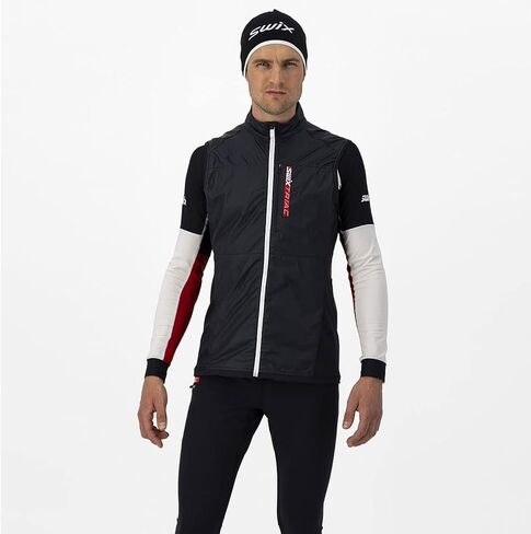 SWIX Men's Triac Alpha 11321-10000 Insulating Skiing Training Slim-Fit Vest in Saudi Arabia