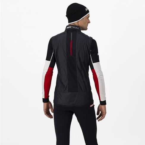 SWIX Men's Triac Alpha 11321-10000 Insulating Skiing Training Slim-Fit Vest in Saudi Arabia