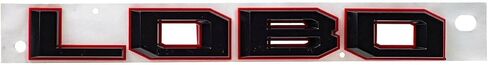 3pack OEM Lobo XLT Side Fender Emblem 3D Badge لـ 150 قطعة أصلية سوداء FL3Z-16720-L (3X أسود وأحمر) in Kuwait