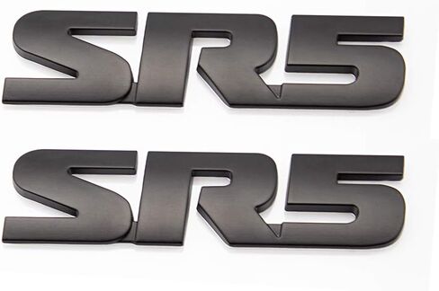 SR5 شعار الجانب/Rea V6 SR5 جذع ملصق معدني شارة (أسود) in Saudi Arabia