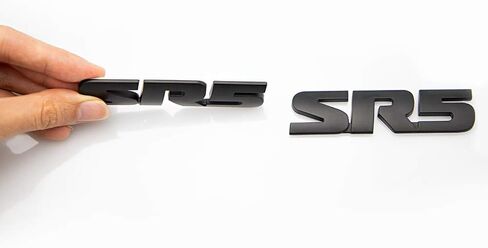SR5 شعار الجانب/Rea V6 SR5 جذع ملصق معدني شارة (أسود) in Saudi Arabia