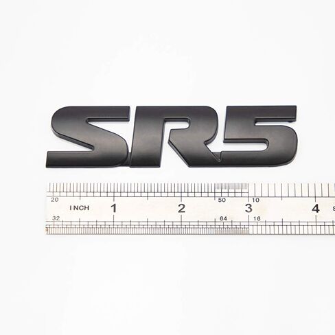 SR5 شعار الجانب/Rea V6 SR5 جذع ملصق معدني شارة (أسود) in Saudi Arabia