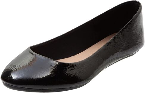 Women's Patent Chelsea Round Toe Dress Casual Flats in Saudi Arabia