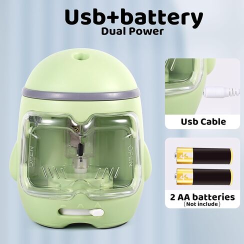 مبراة أقلام رصاص كهربائية لطيفة، مبراة أقلام محمولة تعمل بالبطارية/USB مزدوجة الطاقة، تصميم لطيف للأطفال والطلاب والفصول الدراسية والمكتب المدرسي وأقلام رصاص 6-8 مم (وردي) in Kuwait