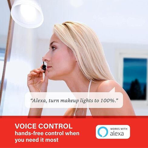 Sengled Alexa Light Bulbs, 75W Equivalent, S1 Auto Pairing with Alexa Devices, Smart Light Bulb that Work with Alexa, Bluetooth Mesh Smart Home Lighting, ‎Multicolor Dimmable, No Hub Required,4-Pack in Saudi Arabia