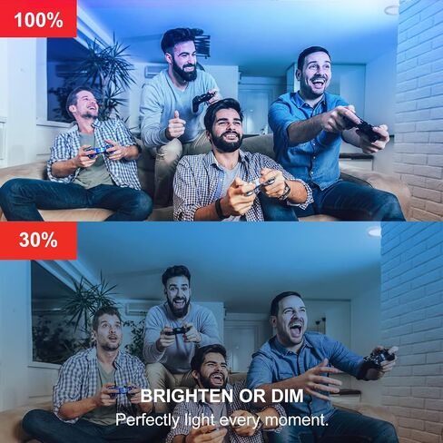 Sengled Alexa Light Bulbs, 75W Equivalent, S1 Auto Pairing with Alexa Devices, Smart Light Bulb that Work with Alexa, Bluetooth Mesh Smart Home Lighting, ‎Multicolor Dimmable, No Hub Required,4-Pack in Saudi Arabia