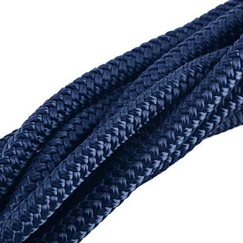 خطوط قفص الاتهام مصنوعة من النايلون المضفر المزدوج من Amarine بقوة 4840 رطلاً (الطول: 20 قدمًا العمق: 1/2 بوصة العيينة: 12 بوصة) 2 حزمة من خطوط رصيف القوارب البحرية لحبال الإرساء حد حمل العمل: 968 رطلاً in Saudi Arabia