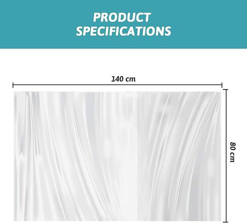 200 Pcs Disposable Car Seat Covers, Clear Plastic Car Seat Covers Waterproof Universal Disposable Seat Cover for Car Chair, Airplane Seats, Salon Chairs, Restaurant Seats in Saudi Arabia