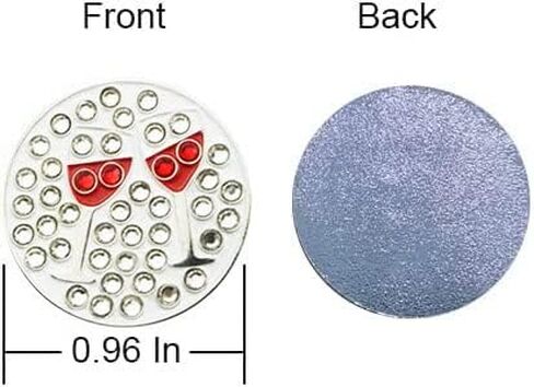 Crystal Golf Ball Marker Assorted Patterns Value Pack of 2/3/4 Golf Gifts for Women in Saudi Arabia