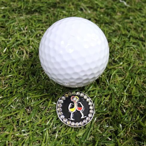 Crystal Golf Ball Marker Assorted Patterns Value Pack of 2/3/4 Golf Gifts for Women in Saudi Arabia