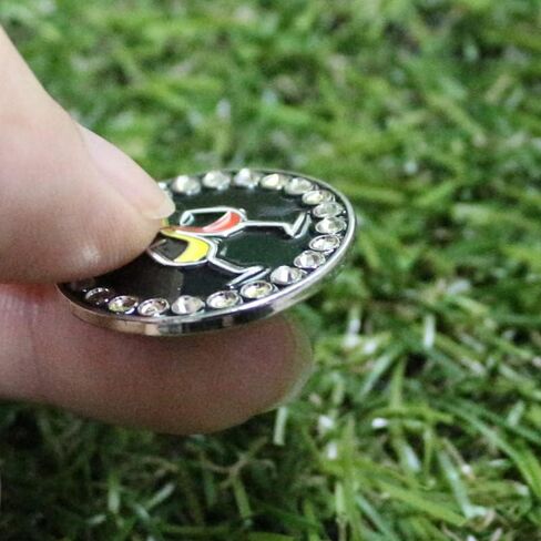 Crystal Golf Ball Marker Assorted Patterns Value Pack of 2/3/4 Golf Gifts for Women in Saudi Arabia