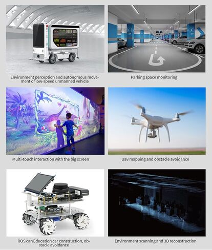 Slamtec RPLIDAR S2E Lidar Sensor 2D 360 درجة 30 متر مسح نصف قطر الماسح الضوئي LIDAR مع واجهة إيثرنت UDP لتجنب عوائق ROS/ROS2 وملاحة الروبوتات in Saudi Arabia