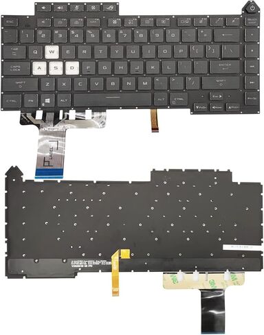 Replacement Laptop Keyboard RGB Backlight for Asus ROG Strix G15 G513 G513QR G513QM US Layout in Saudi Arabia