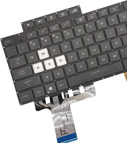 Replacement Laptop Keyboard RGB Backlight for Asus ROG Strix G15 G513 G513QR G513QM US Layout in Saudi Arabia