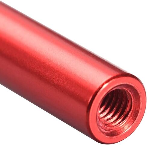 Uxcell 4 قطعة M3x12mm عمود المواجهة الألومنيوم المستديرة فاصل أنثى أسود للطائرة بدون طيار FPV كوادكوبتر سباق RC أجزاء متعددة الدوارات لتقوم بها بنفسك in Kuwait